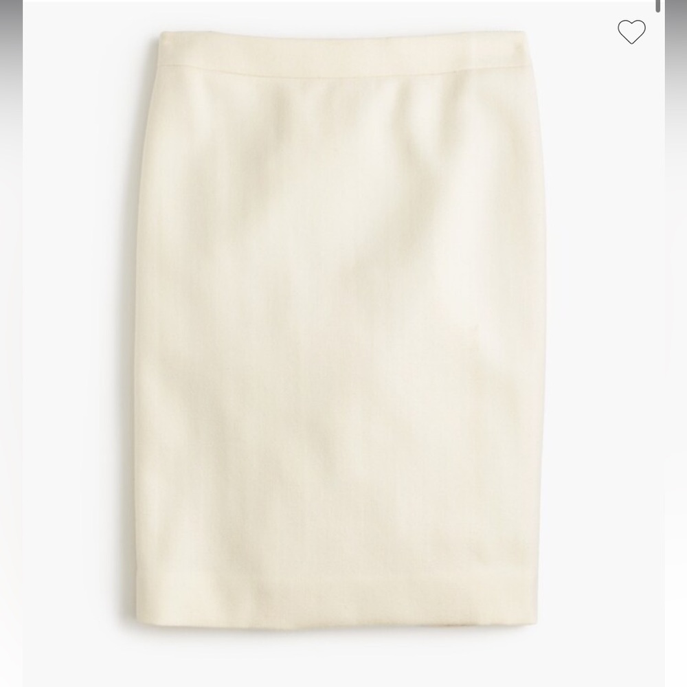 NWT NEVER BEEN WORN  J Crew 2 Pencil® skirt in double-serge wool SZ 8